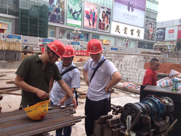 固力士鋼筋套筒深圳地鐵工地使用